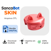 SancaBot Skin - Gatinho | Arquivos STL